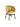Vuelta FD Chair in goldfarbenen Samtbezug mit Drehgestell mit Holzbeinen