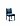 dunkelgrau bezogener Sedan Stuhl ohne Armteil mit schwarzen Stuhlbeinen